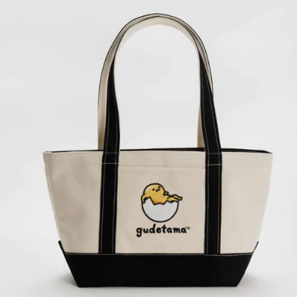 NWT Baggu Small Heavyweight Canvas Tote - Gudetama